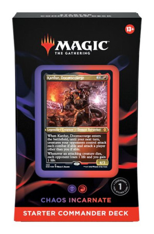 TALIA MAGIC DLA POCZĄTKUJĄCEGO Starter Commander czarno-czerwona Chaos Inca