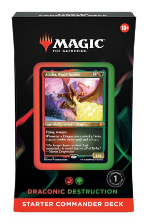TALIA MAGIC DLA POCZĄTKUJĄCEGO Starter Commander czerwono-zielona Draconic
