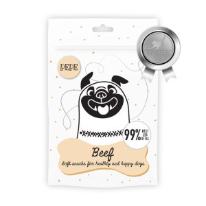 Przysmak dla psa PEPE mini chunkies Beef (wołowina)
