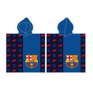RĘCZNIK Kąpielowy z Kapturem FC BARCELONA Bawelna