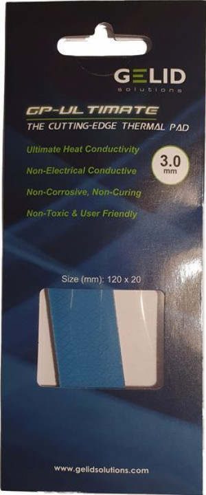 Gelid GP-ULTIMATE Thermopad 3mm 120x20mm 15W/mK