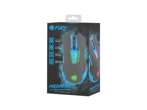 Mysz Dla Graczy Fury Predator Podświetlenie