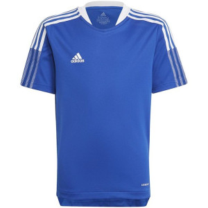 Koszulka dla dzieci adidas tiro 21 training jersey niebieska gm7577