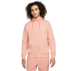 Bluza męska nike nsw club hoodie fz bb różowa bv2645 824