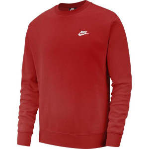 Bluza męska nike club crew bb czerwona bv2662 657