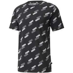 Koszulka męska puma power aop tee czarna 589392 01