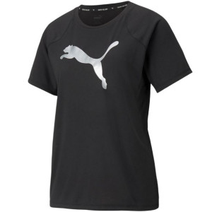 Koszulka damska puma evostripe tee czarna 589143 01