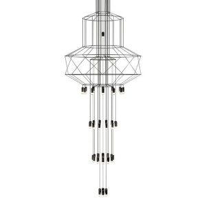 Lampa wisząca FLUSSO 43 GRANDE czarne