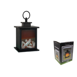 Kominek LED świecący (na baterie) 18,3x12x12 cm NT4612