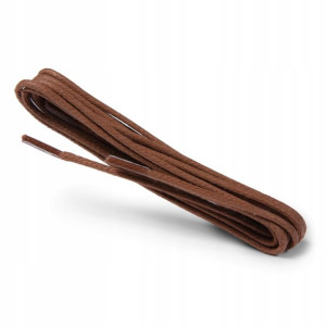 Wytrzymałe sznurowadła woskowane okrągłe - 75 cm - Kaps