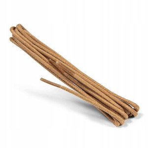 Wytrzymałe sznurowadła woskowane okrągłe - 90 cm - Kaps