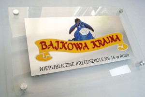 Tablica Informacyjna Reklamowa Szyld Firma 70x40cm