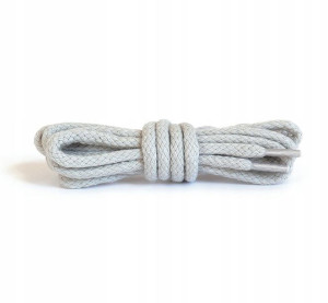 Wytrzymałe sznurowadła bawełniane okrągłe 60 cm - Kaps