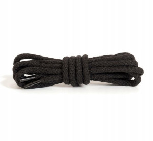 Wytrzymałe sznurowadła bawełniane okrągłe 60 cm - Kaps