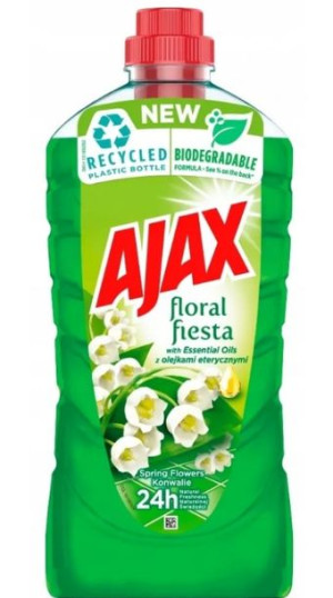 Płyn Do Mycia Podłóg Konwalia 1L Ajax