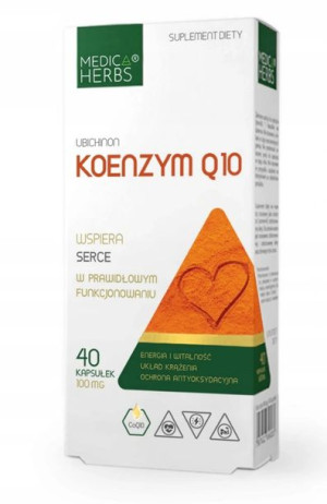 Medica Herbs koenzym Q10 ubichinon 100 mg 40 kaps