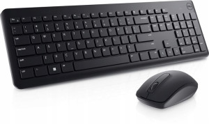 Zestaw klawiatura i mysz Dell KM3322W czarny