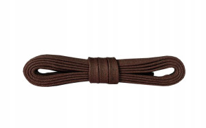 Wytrzymałe sznurowadła woskowane płaskie 75 cm - Kaps