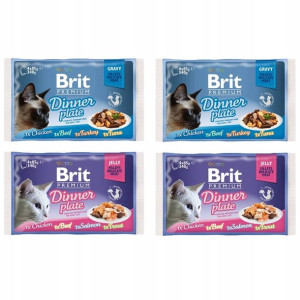 Brit Premium Cat Fillet Dinner Plate 16x85g