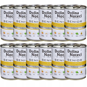 DOLINA NOTECI Premium Senior kurczak 12x400G