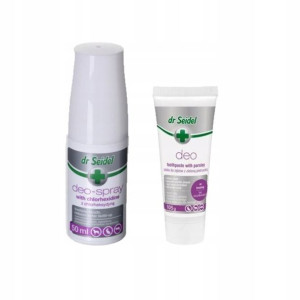 Dr Seidel Deo-Spray do jamy ustnej 50ml+pasta