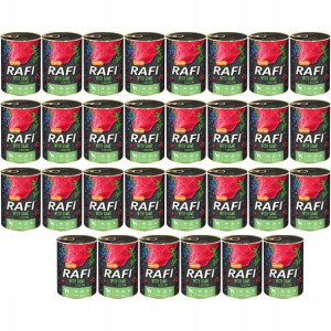 Karma RAFI dla psa z dziczyzną 30x400g