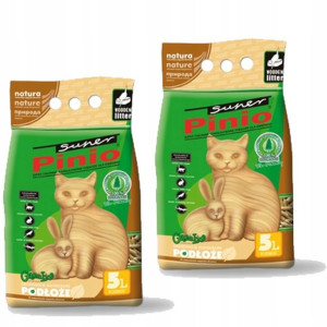 Żwirek drewniany Super Pinio Naturalny 2x5l