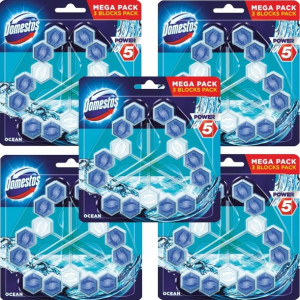DOMESTOS Power 5 Kostka do WC Ocean 15x55g