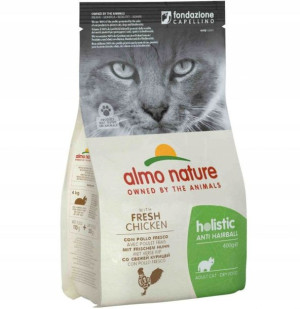 Almo Nature Anti-Hairball kurczak dla kota 400g