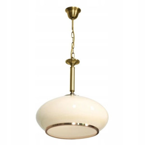 Klasyczna lampa sufitowa wisząca RITA Patyna E27