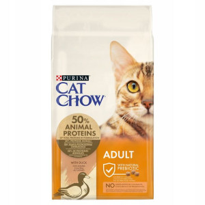 PURINA CAT CHOW ADULT Bogata w kaczkę 15kg