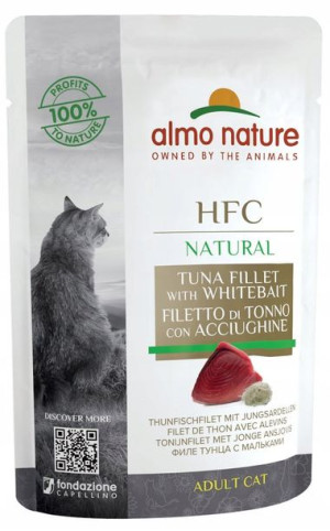 Almo Nature HFC Natural Tuńczyk i Sardynki 55g