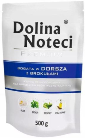 Karma dla psa Dolina Noteci Premium Dorsz 500g