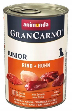ANIMONDA Grancarno Junior wołowina i kurczak 400g