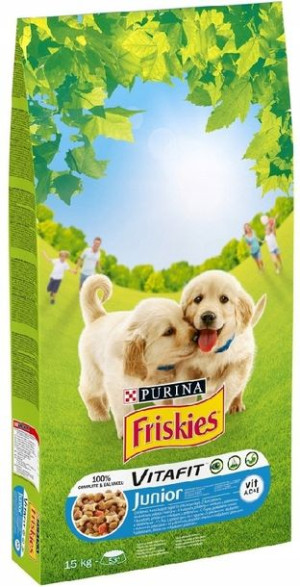 FRISKIES sucha karma JUNIOR 15kg