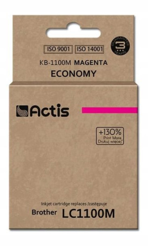Actis tusz Brother LC1100/LC980 Magenta KB-1100M