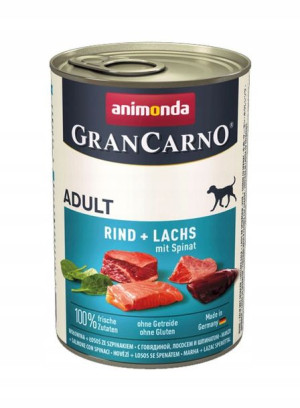 ANIMONDA Grancarno Adult wołowina łosoś 400g