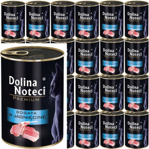 Dolina Noteci Premium dla Kota Jagnięcina 24x400g