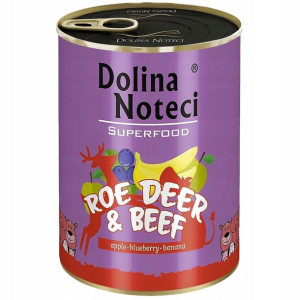 DNP Super Food dla psa sarna i wołowina 400g