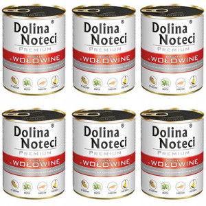 Dolina Noteci Premium dla Psa wołowina 6x800g
