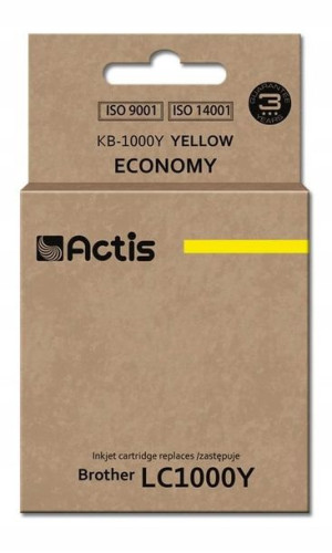 ACS tusz Brother LC1000/LC970 Yellow KB-1000Y