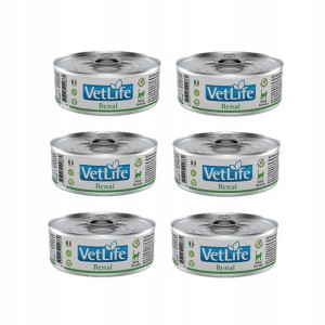 Farmina VET LIFE DIET CAT RENAL dla kota 6x85g
