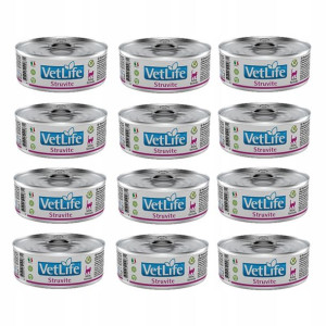 Farmina VET LIFE DIET CAT STRUVITE dla kota 12x85g