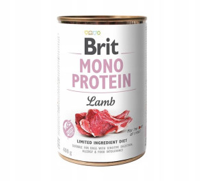 Karma BRIT Mono Protein jagnięcina 400g