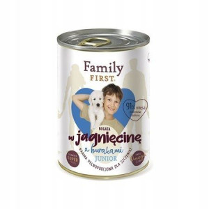 FamilyFirst Jagnięcina burak junior 400g