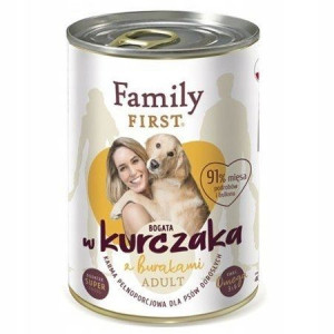 FamilyFirst Bogata w kurczaka batat adult 400g