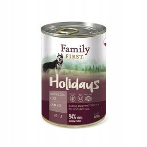 FamilyFirst Dziczyzna gęś jabłko adult 400g