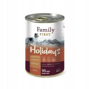FamilyFirst Jagnięcina wołowina ziemn adult 400g