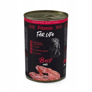 FITMIN For Life dog konserwa beef dla psa 400g