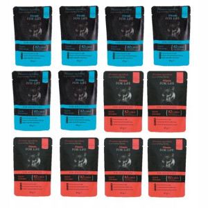 FITMIN For Life Cat Pouch MIX SMAKÓW 12x85g